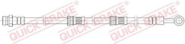 58828 Quick Brake Гнучка гальмівна трубка передня
